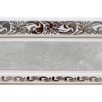 Карниз  Ажур  двухрядный 200 Белый Хром