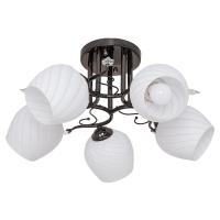 Люстра 3129LM 5BK WT