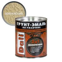 Грунт-эмаль по ржавчине  молотковая  Золотистая 2л  DALI Рогнеда