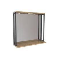 Зеркало  БРУКЛИН-80  с подсветкой Дуб Бунратти  Mixline