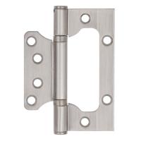 Петля без врезки IN4000W SN (100 P-2B) 100 2,3 универсальная мат никель AJAX