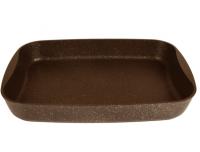 Противень 365 250 55мм АП (кофейный мрамор) пмк02а