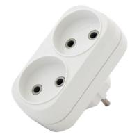 Разветвитель 2гн. б/з плоский 10А 250В TANGO