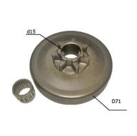 Звездочка ведущая 45, 52 см3 цельнолитая с сепаратором