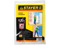 Плёнка STAYER STANDARD защитная укрывочная,HDPE,7мкм 4 12,5м