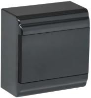 Щит распределительный навесной ЩРН-П-6  модулей черный пластик ИЭК