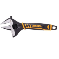 Разводной ключ с тонкими губками, фосфатированый, 250 мм, Вихрь