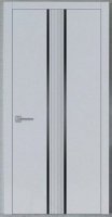 Дверь межкомнатная КАРДА Е-1 800*2000 без врезки Белый софт/волна кромка в цвет полотна
