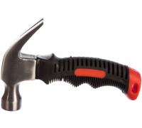 Молоток-гвоздодер. укороченный, фиберглассовая обрезин. ручка 25мм, 225 гр   FIT
