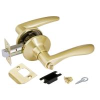 Ручка защелка PUNTO 6020 SB мат.золото с фиксатором