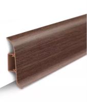 Плинтус IDEAL КЛАССИК Орех Темный с сил. краем и каб. каналом 2,2м