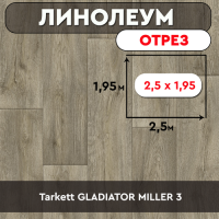 ,линолеум Tarkett GLADIATOR MILLER 3 ОТРЕЗ 2,5 1,95м