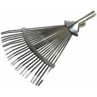 Грабли веерные GRINDA, регулируемые, 22 плоских зубца, 320-420мм