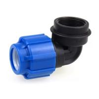 Отвод ПЭ с внутр. труб. резьбой 50х1 1 4  (обж.)