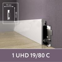 Плинтус UHD 19 80C Белый под покраску (2м)