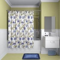 Штора для ванной 180 180см, полиэстер, P05P118i11 IDDIS