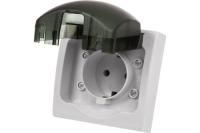 Розетка TDM 2П+З скрытой установки IP54 16А серая Вуокса SQ1803-0108