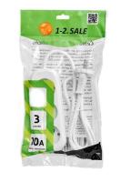 Удлинитель сетевой 1-2.SALE ПВС 2х1 3 5м 10А (корпус АБС-пластик) E1М 860460