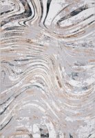 Ковер Турция PERU C070A STAN D.GREY SHIRINK BLUE FDY 2*2,9 м