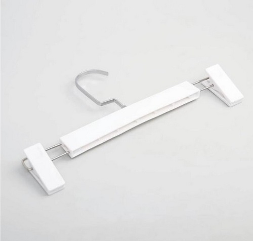 Вешалка для брюк и юбок с зажимами, 31 16 см, цвет белый 1887409