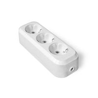 Колодка (розетка удлинителя) LUX У3-Е 3-местная с з к 250В 16А