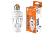 Датчик движения ИК в патрон ДДПт-01 Е27 60 w 360 гр.IP20 бел. TDM