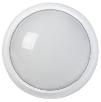 Светильник светодиодный LED ДПО 5030-12w 4000K 840Лм IP65 круг пластиковый белый IEK