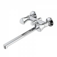 Смеситель для ванны IDDIS BOUNCE BOUSBL2i10WA с длинн. изливом с керамическим дивертором