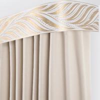 .Карниз  Феникс   с поворотом 3м белое золото LEGRANT