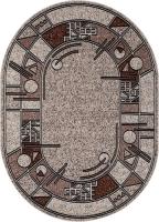 Ковер Merinos GAVANA ALBINA 3 - OVAL BEIGE 2 4 м