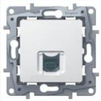 Розетка информац. 1-м СП RJ45 ETIKA 5кат UTP белый 672241