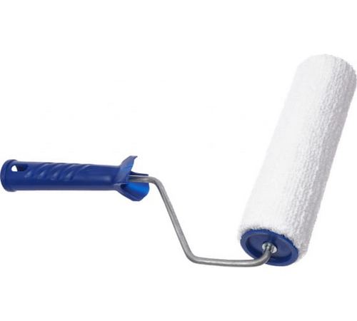 Валик в сборе, велюровый 200мм, под ручку 6мм, Россия, KORVUS