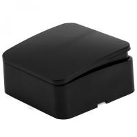 Выключатель 2-кл. ОП STEKKER София 250В, 10А, IP20, черный матовый, MSW10-20-05