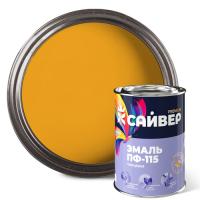 Эмаль ПФ-115 жёлтая 0,8 кг САЙВЕР