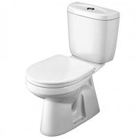 Унитаз-компакт "АНИМО" выпуск в Пол.,сиденье полипропилен SANTEK