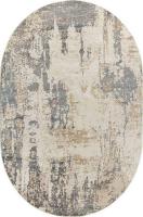 Ковер Турция SIESTA ROZA M027A OVAL LIGHT BEIGE TAUPE 1,56*2,3 м