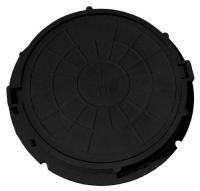 Люк ПП 750 115 630 черный тип  Тяжелый , нагрузка до 15т.