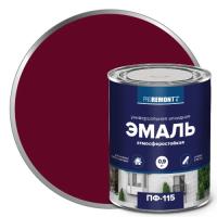 Эмаль ПФ-115 винно-красная 0,9 кг PROREMONTT