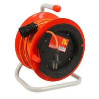 Удлинитель силовой на катушке 25м LUX К1-О-25 ПВС2 0,75 10А розетка б з