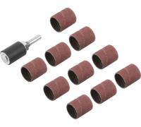 Бандаж наждачный и барабан наждачный, набор 10+1 шт.    FIT