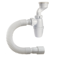 Р-31009 Сифон ОРИО 1 1 4  для писсуара с манж. d40,46мм,с гиб.тр. 40 50 (1 43шт)