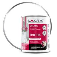 Эмаль ПФ-115 белая матовая 1 кг ЛАКРА