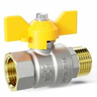 Кран шар. газ. LD Pride 3/4" г/ш баб.