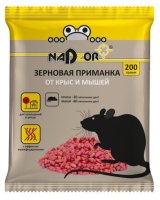 Зерновая приманка от мышей и крыс, 200г //Nadzor