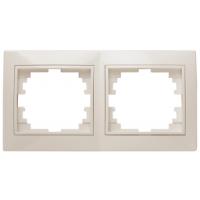 Рамка 2-м гор., СП INTRO Plano, слоновая кость 1-502-02