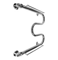 М-обр с полкой AISI 32 2 (1 ) 500 600 полотенцесушитель