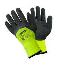 Перчатки размер 10(XL)  Утеплённые  ТАЙГА  акриловые, вспененное латексное покрытие Fiberon
