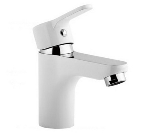 См-ль д раковины 35 мм гусак L 101мм  АК1576 латунь AquaKratos Белый Хром