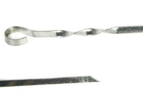 Шампур плоский 550х10х1.5 (нерж.зерк.)