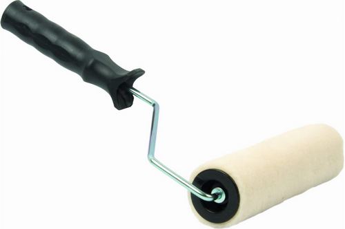 Валик в сборе, велюр 4/40/100мм, под ручку 6мм  KORVUS